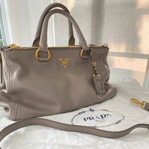 Prada Top Handle Handbag with crossbody strap